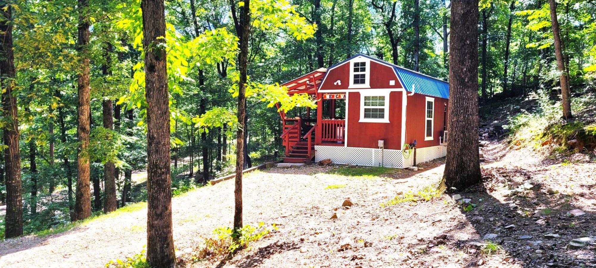 The Americana - Parker Creek Bend Cabins مورفريسبورو المظهر الخارجي الصورة