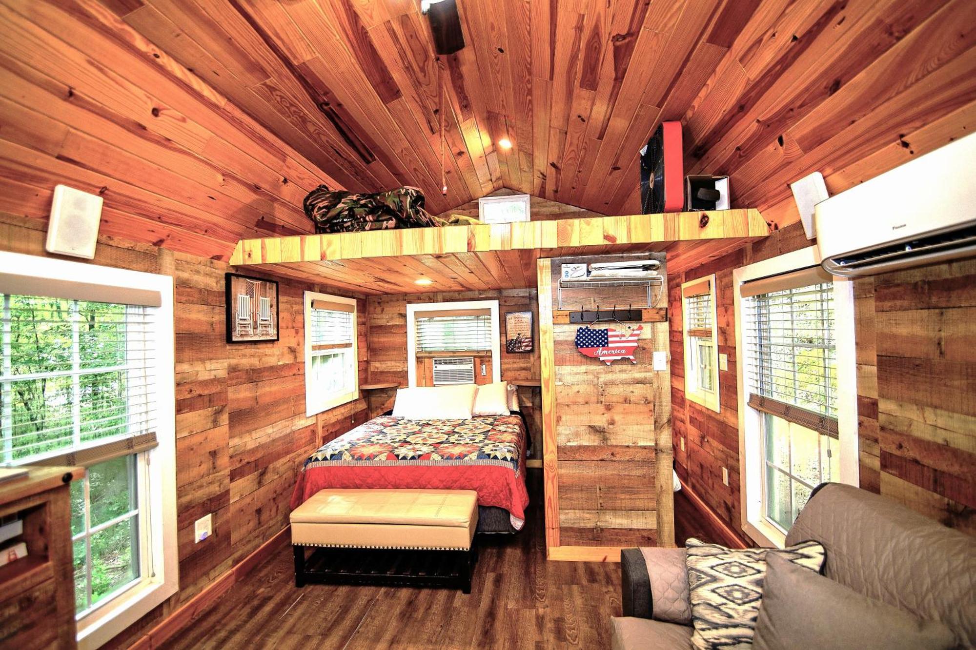 The Americana - Parker Creek Bend Cabins مورفريسبورو المظهر الخارجي الصورة